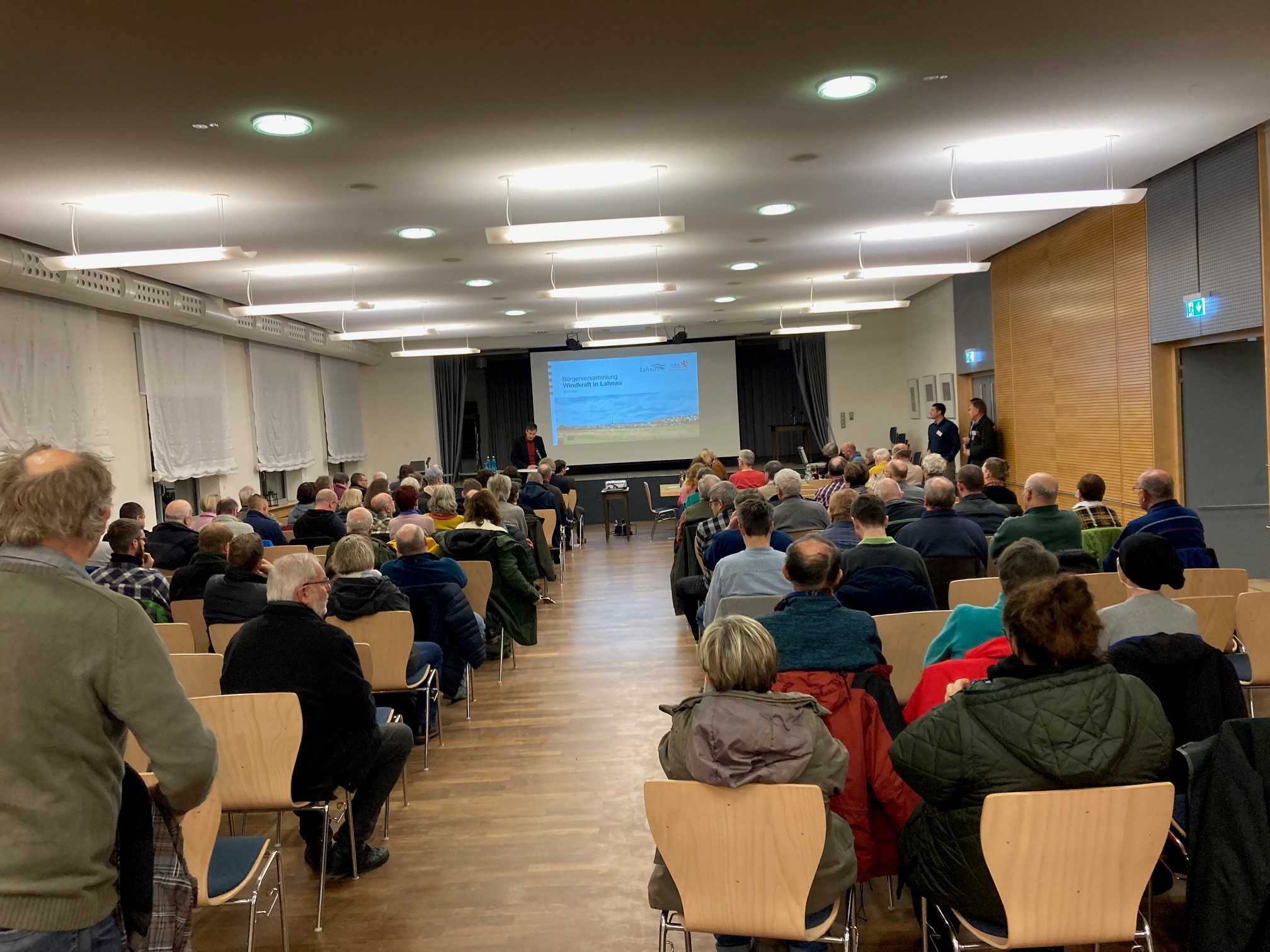 Die Bürgerversammlung im Atzbacher Bürgerhaus